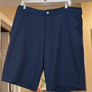Men’s Lululemon Commision Relaxed-fit Navy 11” shorts, size 36